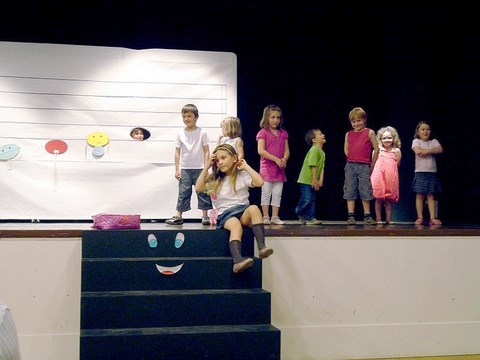 Le spectacle des enfants de l'éveil musical